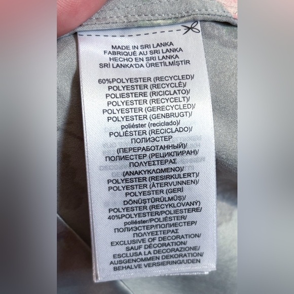 Ralph Lauren Gray Floral Satin Pajamas Size Large Top Pants Romance Feminine - Picture 4 of 11